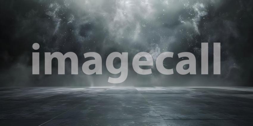 Sleek Smoky Grey Wall Background for Product Photography - Ai Generated