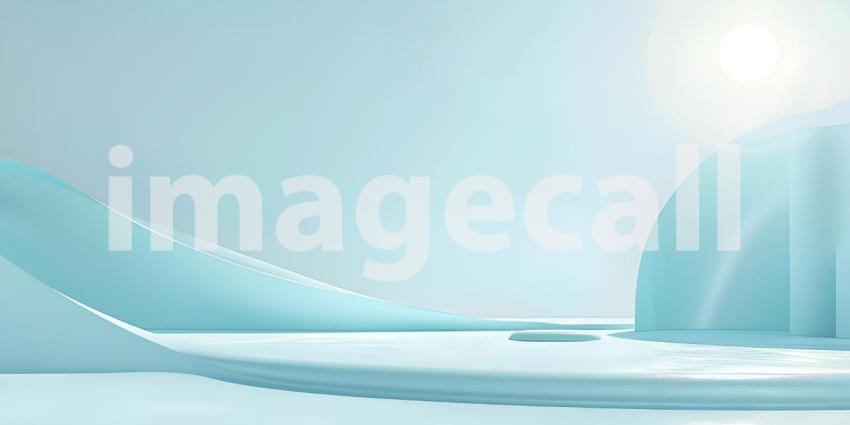 Minimalist Wall Background, Sleek Minimal Wall Backdrop, Clean and Simple Wall Setting - Ai Generated