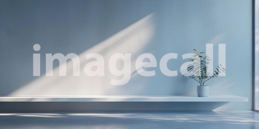 Streamlined Minimal Background, Clean and Simple Product Presentation Background - Ai Generated