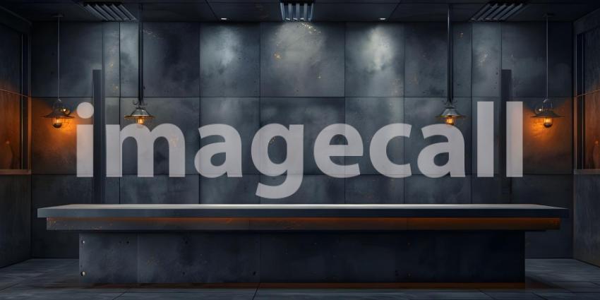 Sleek Smokey Studio Background, Elegant Smokey Studio Setting - Ai Generated