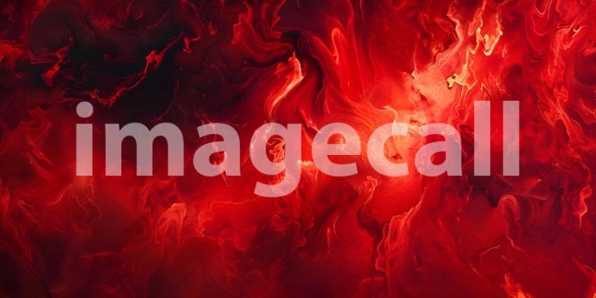 Red Fire Smokey Abstract Background - Ai Generated