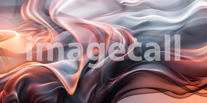 Swirling Movement of Smoke Lines background - Ai Generated