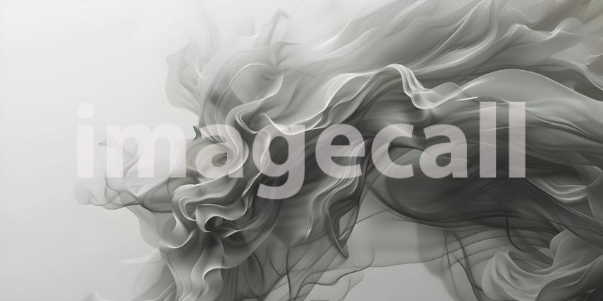 Swirling Movement of Smoke Lines background - Ai Generated
