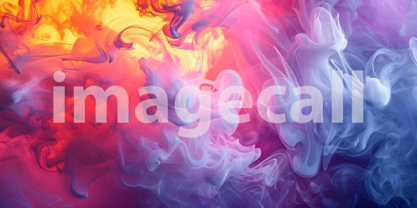 Vibrant Modern Wallpaper with Hard Fire Flames and Smoke background - Ai Generated