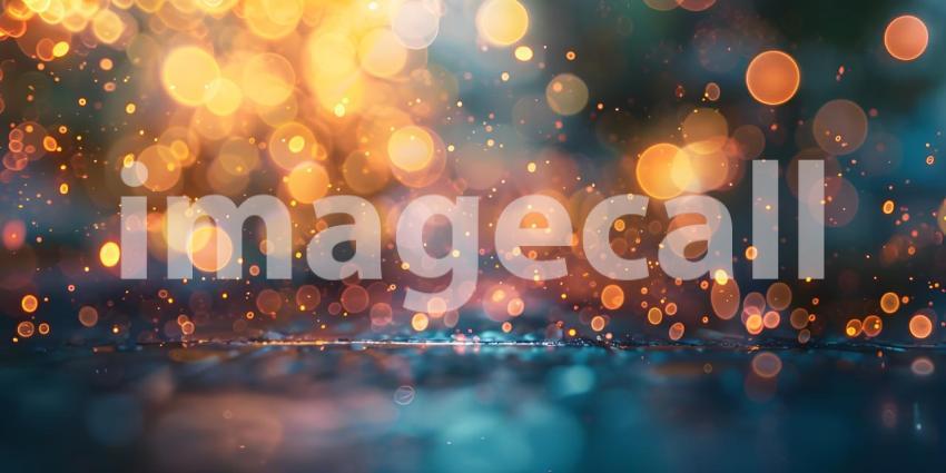 Colorful Minimal Bokeh Beautiful Background - Ai Generated