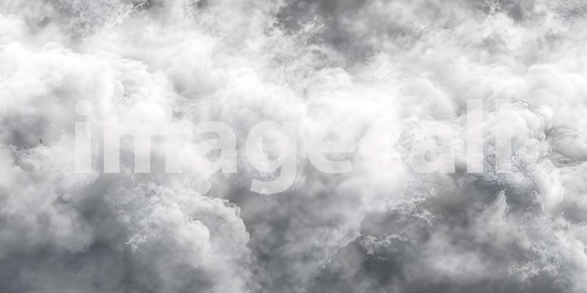 White Fog or Smoke background - Ai Generated