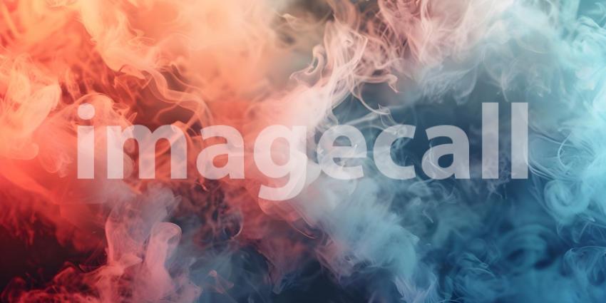 Vibrant Modern Wallpaper with Fire Flames and Smoke background - Ai Generated