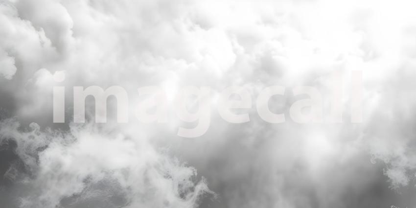 White Fog or Smoke background - Ai Generated