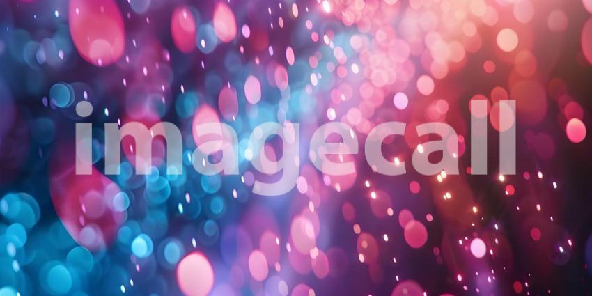 Pink and Blue Bokeh light, shimmering blur spot lights - Ai Gene