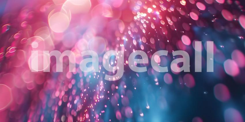 Pink and Blue Bokeh light, shimmering blur spot lights - Ai Gene