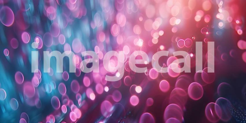 Pink and Blue Bokeh light, shimmering blur spot lights - Ai Gene