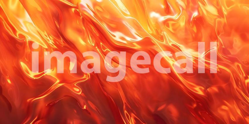 Red Fire Smokey Abstract Background - Ai Generated