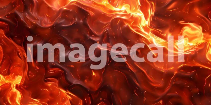 Red Fire Smokey Abstract Background - Ai Generated