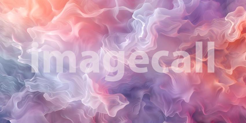 Wavy Ethereal Background with Soft Pastel Hues background - Ai Generated