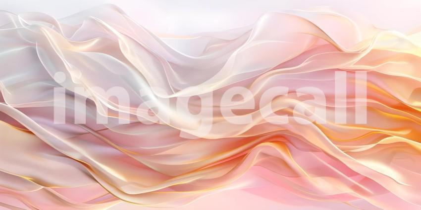 Wavy Ethereal Background with Soft Pastel Hues background - Ai Generated