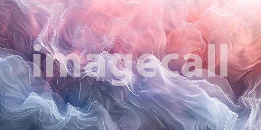 Wavy Ethereal Background with Soft Pastel Hues background - Ai Generated