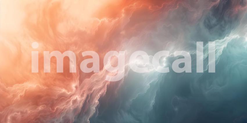 Wavy Ethereal Background with Soft Pastel Hues background - Ai Generated