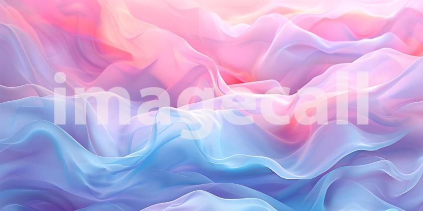 Wavy Ethereal Background with Soft Pastel Hues background - Ai Generated