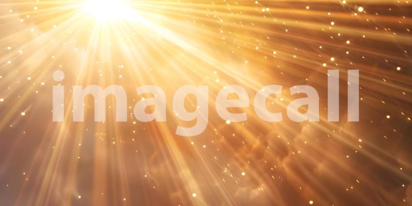 Radiant Sun Rays: Beautiful Background Scene, Gorgeous Background with Sun Rays: Natural Beauty - Ai Generated