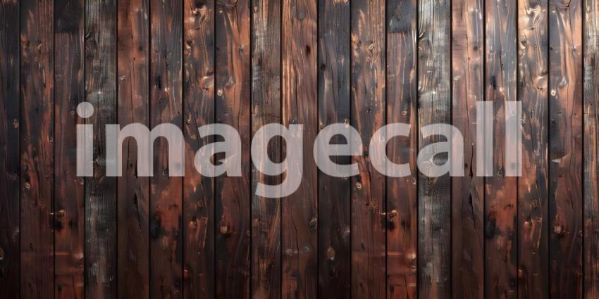 Wooden wall, Texture of wooden boards. Background for design - Ai Generated