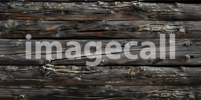 Wooden wall, Texture of wooden boards. Background for design - Ai Generated