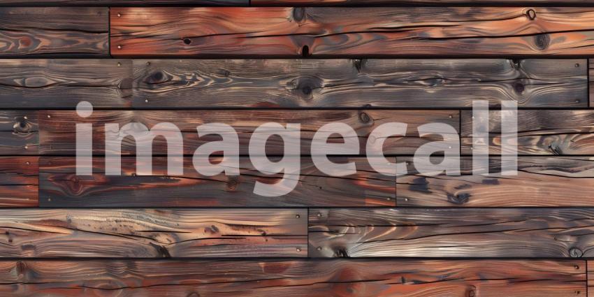 Wooden wall, Texture of wooden boards. Background for design - Ai Generated
