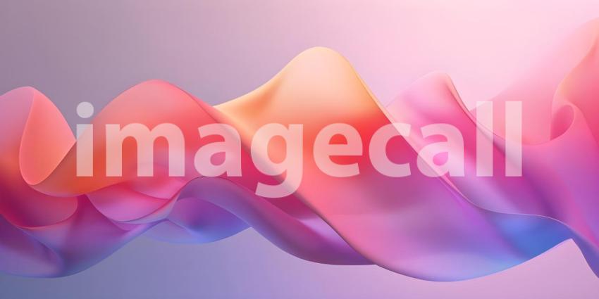 Abstract background of red, blue and black liquid paint with waves - Ai Generated