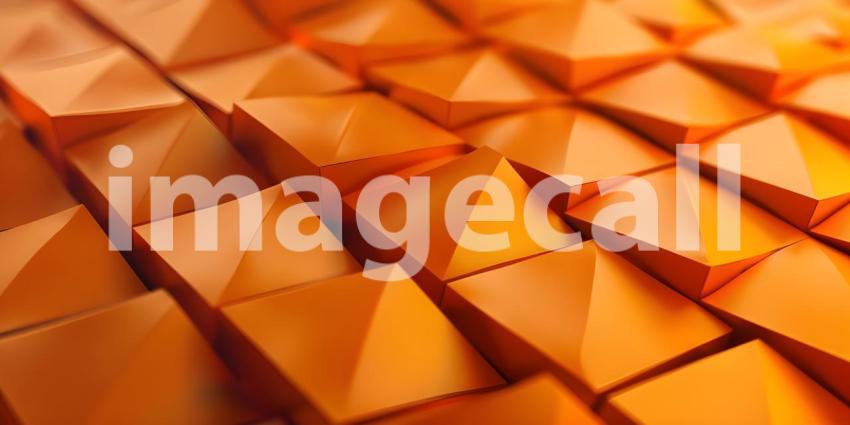 3d rendering of abstract metallic with Square Boxes background, Reflective surface of cubes - Ai Generated