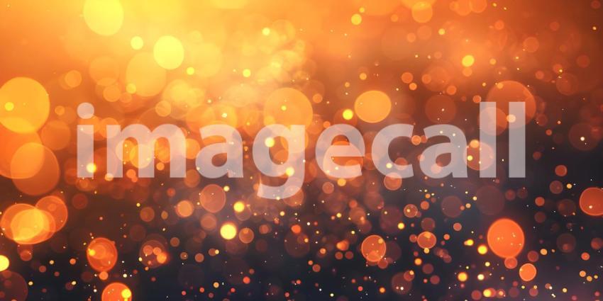 Abstract gold bokeh background, Festive Christmas background - Ai generated