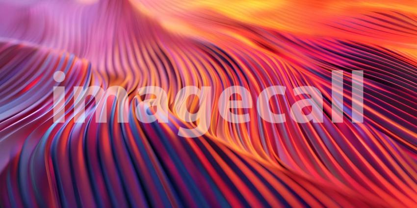 Colorful abstract background with smooth lines, Abstract wavy background - Ai Generated
