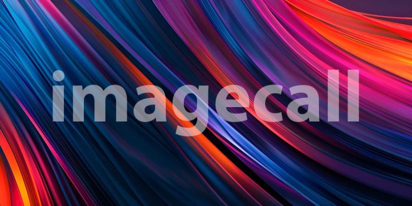 Colorful abstract background with smooth lines, Abstract wavy background - Ai Generated