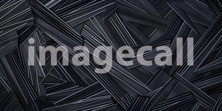 3d illustration of abstract background with dynamic waves, lines and particles - Ai Generated