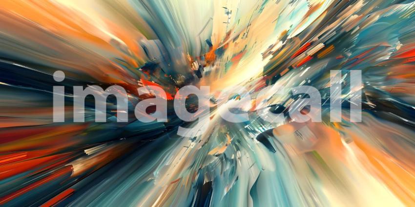 Abstract fluid orange and red color gradient background, colorful background of liquid - Ai Generated