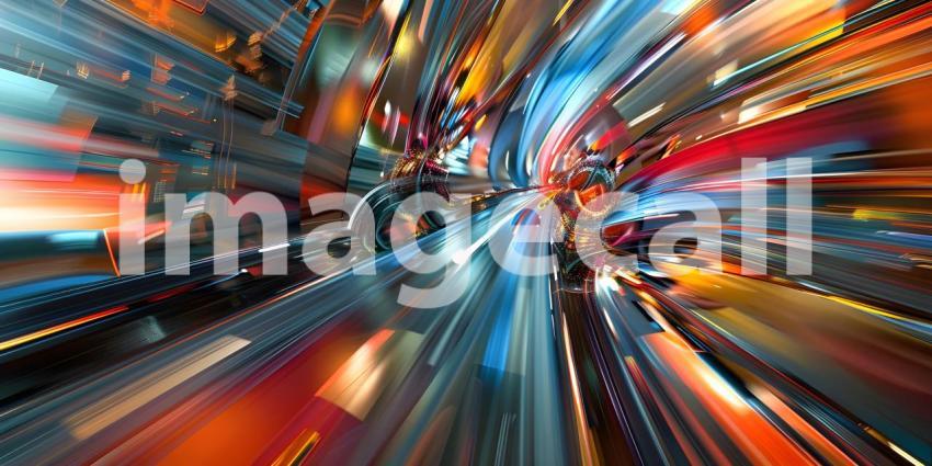 Abstract fluid orange and red color gradient background, colorful background of liquid - Ai Generated