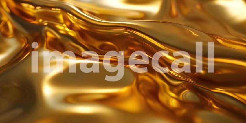 Gold background with water drops. Golden background with gold splashes - Ai Generated