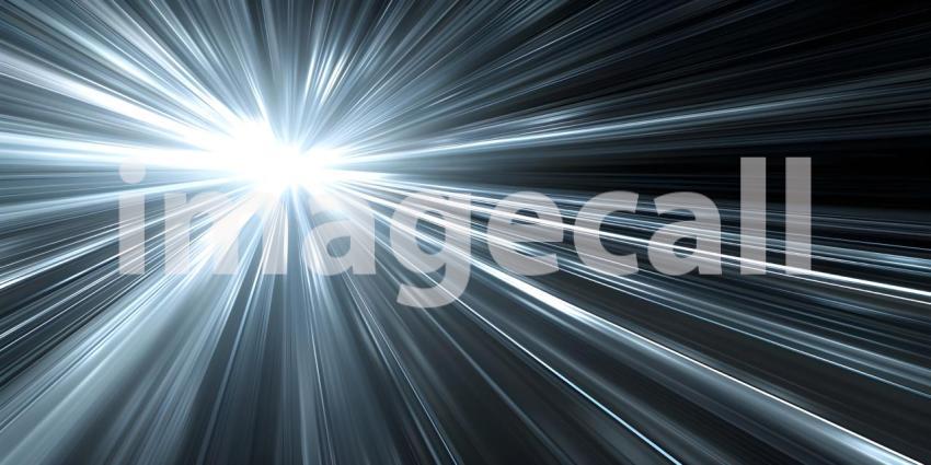 Abstract of speed motion in dark and light motion blur background - Ai Generated