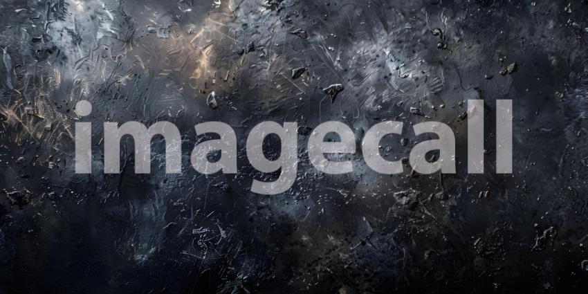 Dark Grunge Textured Background in Black, Black Grunge Texture Background with Dark Tones - Ai Generated