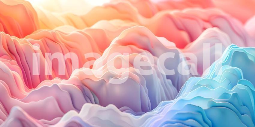 Abstract rainbow background, Vibrant Rainbow Abstraction, Colorful Spectrum Background - Ai Generated