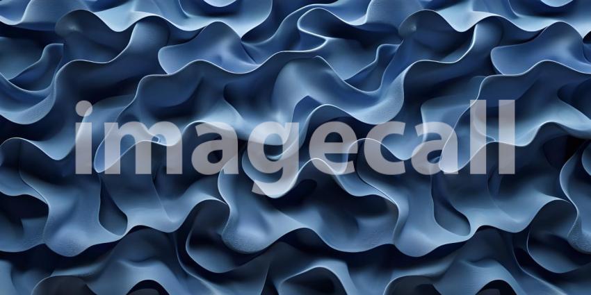 3D Wavy Texture Design, Abstract Wavy Pattern Render, Dynamic 3D Wave Background - Ai Generated
