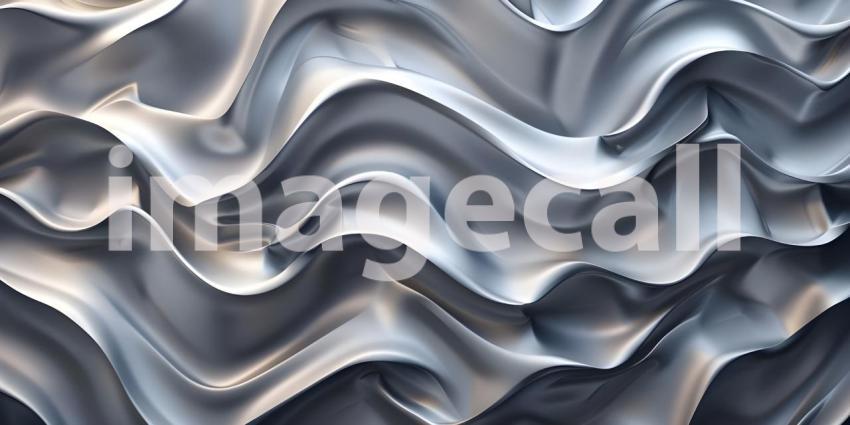 3D Wavy Texture Design, Abstract Wavy Pattern Render, Dynamic 3D Wave Background - Ai Generated