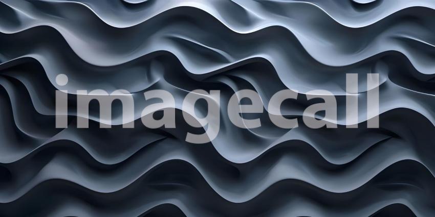3D Wavy Texture Design, Abstract Wavy Pattern Render, Dynamic 3D Wave Background - Ai Generated