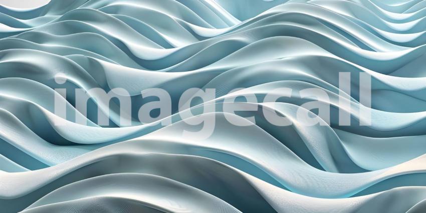3D Wavy Texture Design, Abstract Wavy Pattern Render, Dynamic 3D Wave Background - Ai Generated