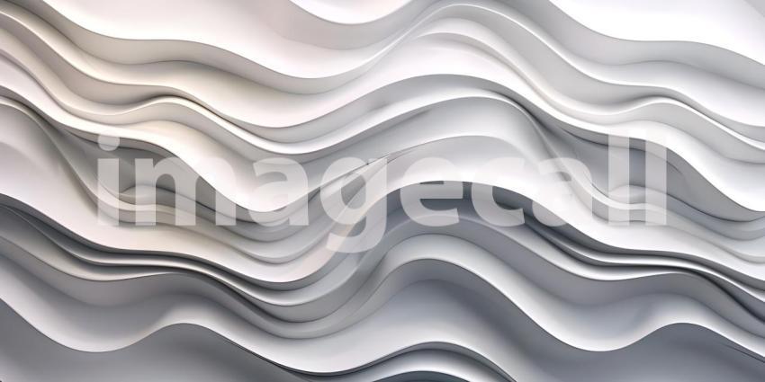 3D Wavy Texture Design, Abstract Wavy Pattern Render, Dynamic 3D Wave Background - Ai Generated