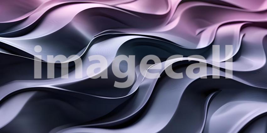 3D Wavy Texture Design, Abstract Wavy Pattern Render, Dynamic 3D Wave Background - Ai Generated