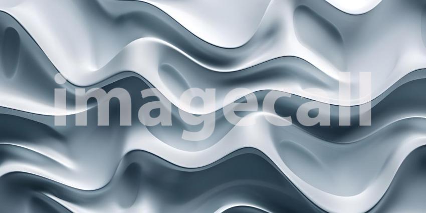 3D Wavy Texture Design, Abstract Wavy Pattern Render, Dynamic 3D Wave Background - Ai Generated