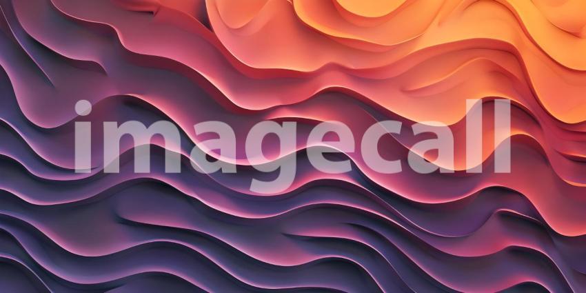 3D Wavy Texture Design, Abstract Wavy Pattern Render, Dynamic 3D Wave Background - Ai Generated