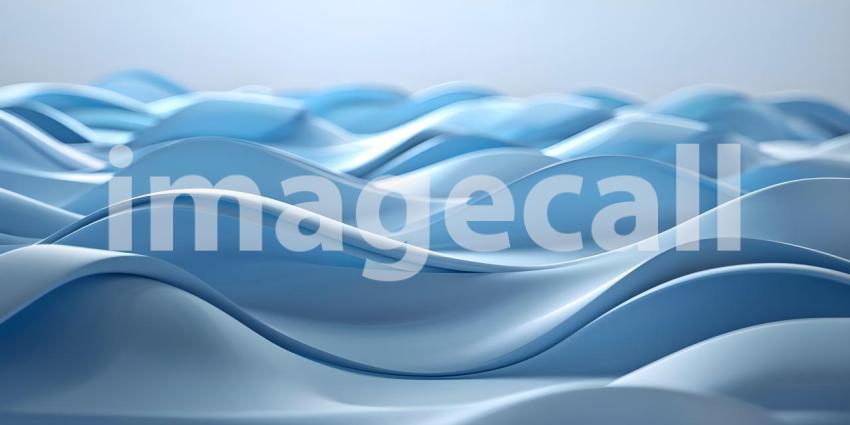 3D Wavy Texture Design, Abstract Wavy Pattern Render, Dynamic 3D Wave Background - Ai Generated
