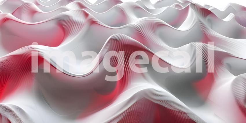 3D Wavy Texture Design, Abstract Wavy Pattern Render, Dynamic 3D Wave Background - Ai Generated