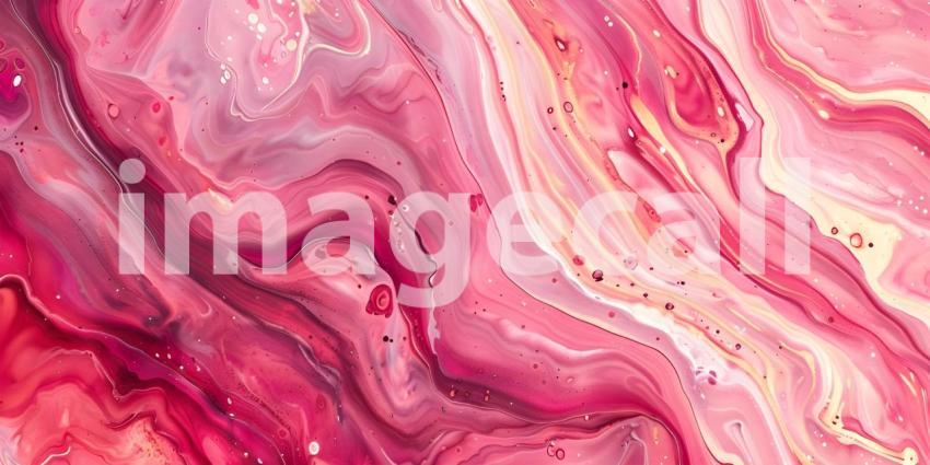 Abstract marbled acrylic paint ink painted waves painting texture background - Ai Generated