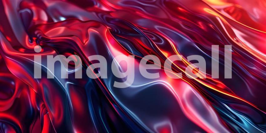 Vibrant Abstract Digital Waves, Colorful Dynamic Wave Pattern, Digital Wavy Spectrum Background - Ai Generated